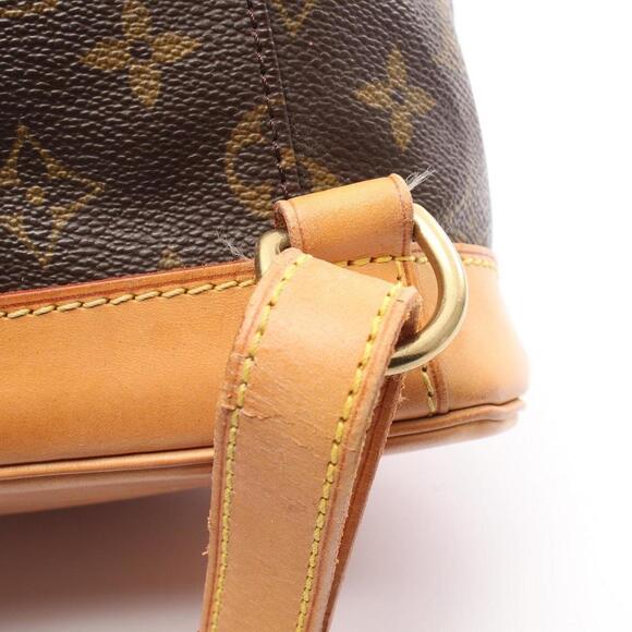 LOUIS VUITTON Brown Monogram Leather Backpack - Picture 8 of 11
